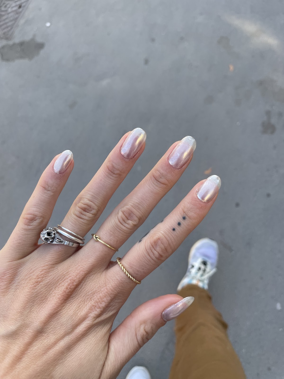 Manicure professionale in esecuzione